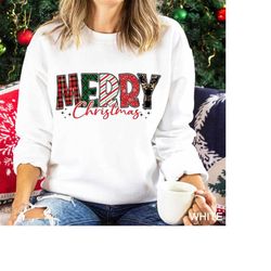 Christmas Sweatshirt, Merry Christmas Sweatshirt, Christmas Shirt for Women, Christmas Crewneck Sweatshirt, Holiday Swea