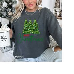 Christmas Sweatshirt, Womens Christmas Sweatshirt, Christmas Sweatshirts for Women, Christmas Tree Shirt, Merry Christma