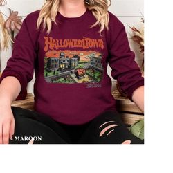 Cute Halloweentown Sweatshirt, Halloweentown University, Retro Halloweentown Sweatshirt, Fall Sweatshirt, Vintage Hallow