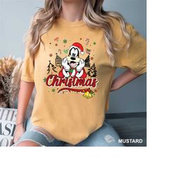Disney Goofy Shirt, Disney Christmas Shirt, Christmas Party Shirt, Disney Characters Shirt, Funny Christmas Shirt, Vacat
