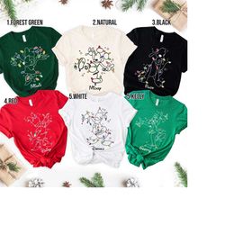 Disney Mickey And Friends Christmas T-shirt, Custom Name Mickeys Very Merry Christmas Party 2023 Shirt, Family Matching