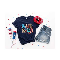 America Shirt, Leopard America Shirt, American Flag Shirt, Retro America Shirt, The USA Flag Shirt, 4th Of July Shirt,In