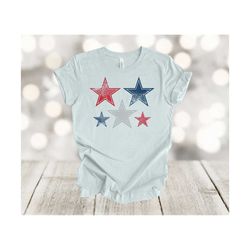 Independence Day Shirt, Vintage Stars, America, Red White And Blue, Independence, America, patriotic, liberty, democracy