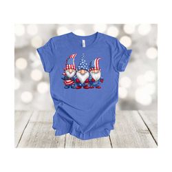 Independence Day Shirt, Patriotic Gnomes, Gnome Trio Patriotic, Red White And Blue, Independence, America, patriotic, li