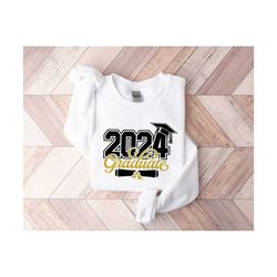Class of 2024 Graduation Sweatshirt, Senior 2024 Shirt, Senior High School Shirt, Graduation Sweater, Class of 2024, Sen