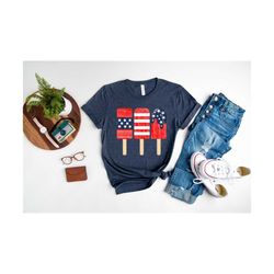 Popsicle Shirt, 4th Of July Family, Family Matching Shirt, Patriotic Popsicle, Red Blue White Popsicle , 4th of July Shi