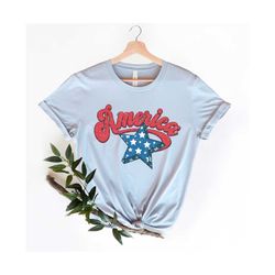 Retro America Star Shirt, America Flag Shirt, 4th of July Shirt, America Shirt, America Star Shirt, Usa Shirt, Fourth of