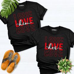 Love couple shirt, love shirt for him her, matching couple shirt, Valentine Shirt Couples, Love shirt, valentines day sh