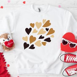Leopard Printing Heart Shirt, Love Sweatshirt, Love T-Shirt, Valentines Day Shirt, Couple Matching Shirt, Gift For Wife