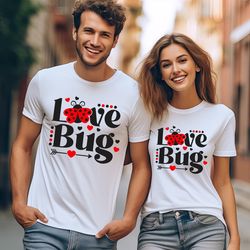 Ladybug Valentine Love Bug Shirts,  Happy Love Bug Valentines Day Swetashirt, Love Valentines Day Hoodie, Magic Ladybug