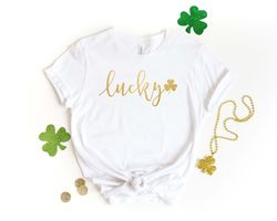 Lucky Clover Shirt, Lucy Shamrock Shirt, Shamrock Shirt, St Patricks Day Shirt, St Patricks Shirt, Patricks Lucky Shirt,