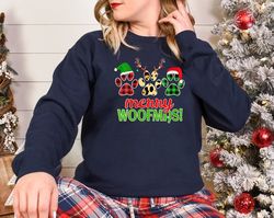 Merry Woofmas, Paws Shirt, Paw print shirt, Merry Christmas Paws, Christmas Gift dog, reindeer shirt, Christmas shirt, b