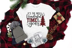 Most Wonderful Time, family christmas, classy christmas, christmas squad, Buffalo Plaid Shirt, Christmas sweatshirt,  Wo