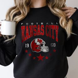 Kansas City Football Sweatshirt, Vintage Style Kansas City Football Fall Shirt, Football Sweatshirt Kansas City Hoodie,