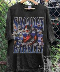 Saquon Barkley Bootleg Style Shirt, Saquon Barkley SweatShirt, Vintage Shirt, 90s Football Grapic Tee, Unisex Hoodie