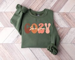 Cozy Season Fall Sweatshirt,2023 Happy Thanksgiving,Hello Pumpkin Sweatshirt,Most Wonderful Time Of The Year,Autumn Swea