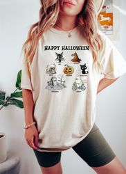 Happy Halloween Sweatshirt, Halloween Witch Party Shirt for Women, Halloween Witchy Things Sweater, Halloween Gifts for