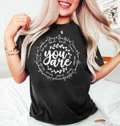 You are beautiful strong Shirt, Christians Shirts, Religious Shirt, She Is Strong Shirt For Women, Mothers Day Gifts, Re