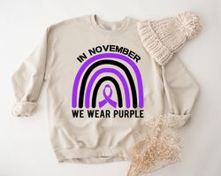 Prematurity Awareness Sweatshirt, Prematurity Warrior Shirt, Purple Ribbon Tee, World Prematurity Tee, Micro Preemie T-S