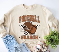 customized football season sweatshirt, football shirt, college football shirt, game day shirt, football season shirt, fo
