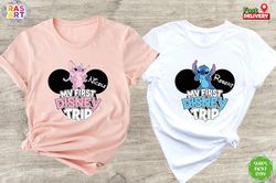 My First Disney Trip Shirt, Disney Stitch Shirts, Pink Stitch Shirt, Mickey Stitch Shirt, Minnie Lilo Shirt, Disney Stit