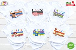 Toy Story Characters Shirt, Toy Story Group Shirt, Disney Group T-Shirts, Disneyland Shirts, Disney Pixar Shirt, Disneyl