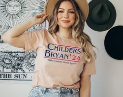 Childers Bryan 24 Shirt, Country Music Shirt, Make Country Great Again Shirt, Western Election T Shirt, 90s Western Shir