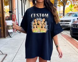Comfort Colors Custom Bootleg Rap Shirt, Custom Photo - Vintage Graphic 90s Shirt, Custom Photo Tshirt, Custom Your Own