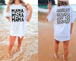 Comfort ColorsCustomized Soccer Mom Shirt, Moms Soccer Tee Design, Mama Soccer Shirt for Women, Soccer Season Shirt for