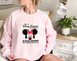 Im Disney Grandma Its Like A Regular Grandma Minnie Sweatshirt, Grandma Disneyland Hoodie, Grandma Sweatshirt, Disney Ma
