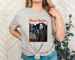 Lets Watch Scary Movies T-shirt,Scary Movie Shirt,Retro Movies Shirt,Spooky Shirt,Funny Halloween Shirt,Halloween Horror