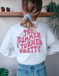 The summer I turned pretty Sweatshirt, cousins beach Hoodie, oversized vintage comfort colors tee, summer tee, vacation