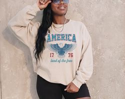 USA Sweatshirt, Summer BBQ Hoodie, Red White and Blue, America Tee, Comfort Colors Womens 4th of July, Fourth of July Sh