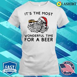 It is The Most Wonderful Time For A Beer Beer Christmas T-shirt - Olashirt