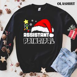 Assistant Principal Funny School Party Group Match Christmas T-shirt - Olashirt