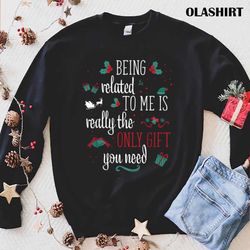 New Funny Pajamas Pjs Women Men Couples Christmas T-shirt - Olashirt