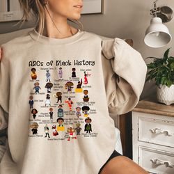 ABCs of Black History T-shirt, Black History Month Shirt, Black History Shirt, ABC of Black History Shirt, Black Pride S