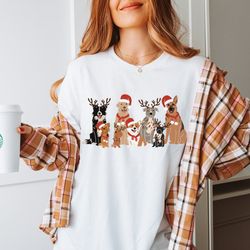 Christmas Dog Tshirt, Dog Owner Christmas Gift, Dog Christmas Tee Shirt, Christmas Sweater, Holiday Tshirts, Christmas S