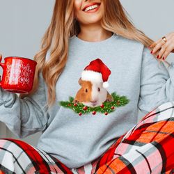 Christmas Hamster Sweatshirt, Merry Christmas Sweatshirt, Women Christmas Shirt, Christmas Gifts, Christmas Family Shirt