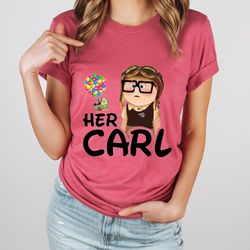 His Carl Her Ellie Shirts, Carl And Ellie Shirts, Up Couple Tshirt, Disney Couple Gift Shirt, Disney Honeymoon Tee, His