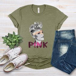 Pnk Pink Singer Summer Carnival 2023 Tour T-Shirt, Trust fall Album Shirt, Pink Tour Shirt, Music Tour 2023 Shirt Pink S