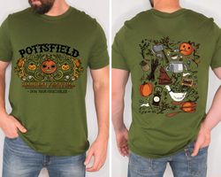 Pottsfield Harvest Festival Shirt Gift For Autumn, Vegetables Fall Shirt, Autumn Harvest Tshirt, Goth Clothing, Skeleton