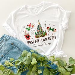 Retro These Are a Few of my Favorite Things Disney Christmas Shirt, Mickey And Friends Christmas, Disney Christmas Famil