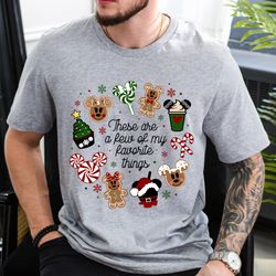 These Are a Few of my Favorite Things shirt, Disney Christmas Shirt, Disney Christmas kids Shirt,Cute Christmas, Disney