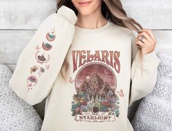 Velaris City Of Starlight ACOTAR Two-Sided Sweatshirt, The Night Court Shirt, Court of Dreams, Rhysand, Cassian, Sarah J