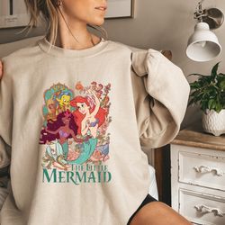 Vintage Little Mermaid Shirt, Little Mermaid Ariel Shirt, Ariel Shirt, Princess Shirts, Gifts for Her, Disney Princess S