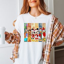 Vintage Mickey and Friends Christmas Comfort Colors Shirt, Retro Mickey and Co Christmas Shirt, Disney Christmas Shirt,