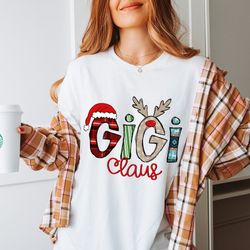 custom gigi claus shirt personalized christmas gift for grandma
