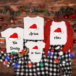 Matching Family Christmas Shirts, Family Christmas Shirt, Matching Xmas Tees, Custom Christmas Tee, Family Personalizati