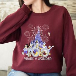 Mickey and Friends Disney 100 Years Of Wonder Shirt  Walt Disney T-shirt  Disneyland 2023 Trip 100th Anniversary  Disney